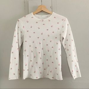 Sweet 90s vintage rosebud thermal